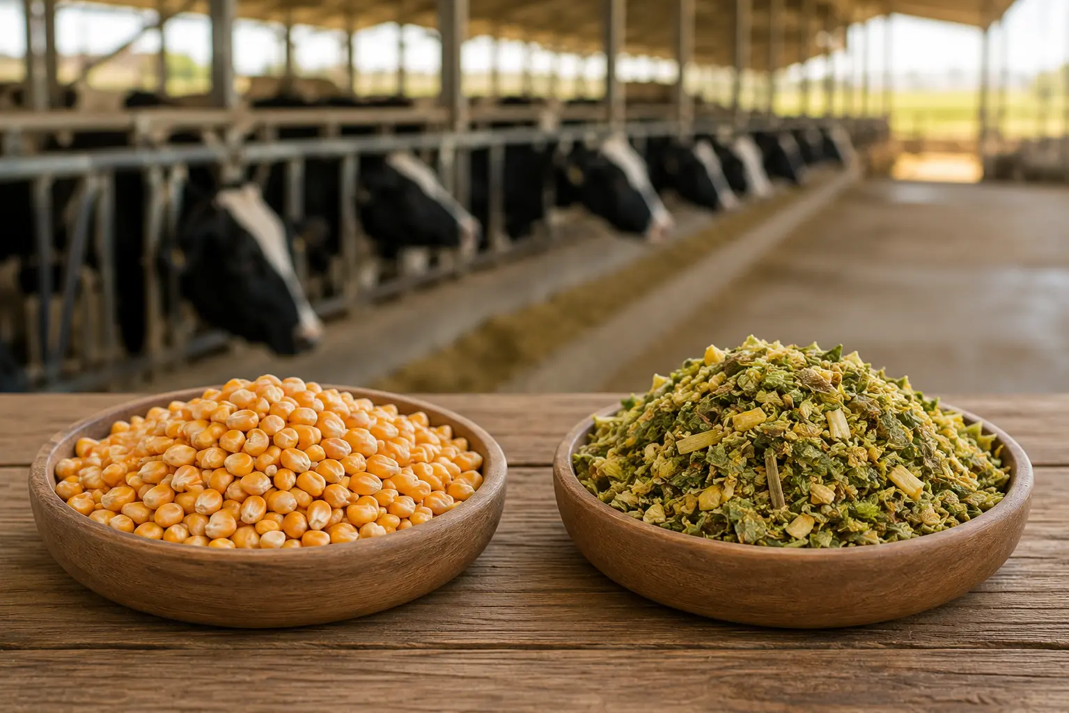 مقایسه ذرت دانهای و سیلاژ ذرت در تغذیه دام